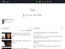 Tablet Screenshot of feed.com